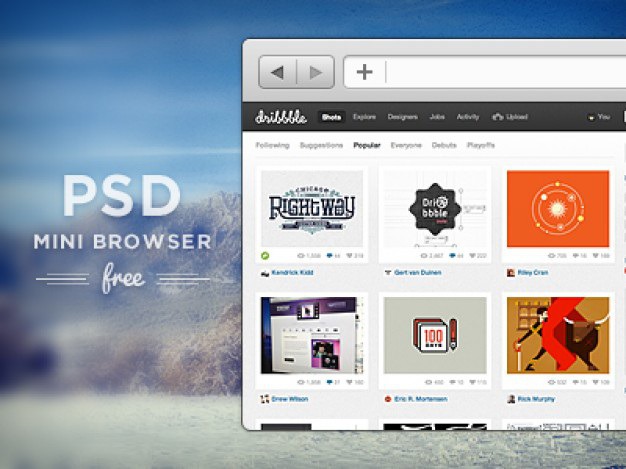 Fr psd mini browser Free Psd. See more inspiration related to Web, Psd, Browser, Horizontal and Mini on Freepik.