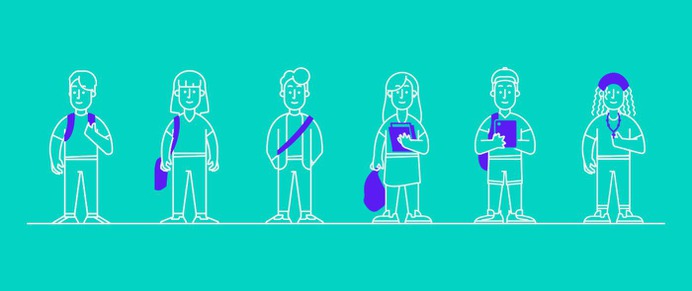 RESET Co. on Behance #madebyreset #scholarship #animation #udem #campaing #illustration #modular
