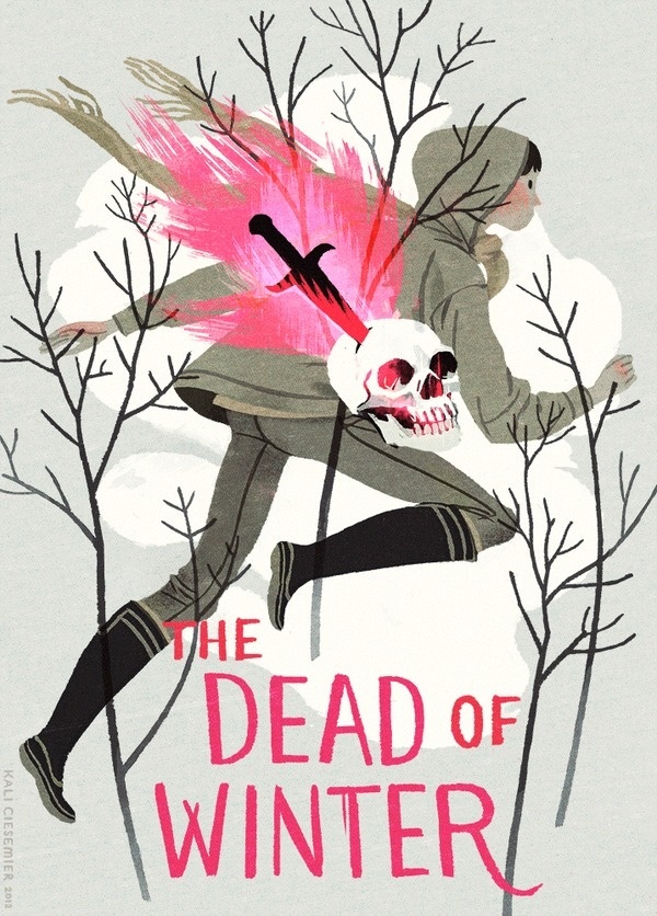 kalidraws:I made an imaginary mystery book cover for fun! (though it'd probably be spookier if it was still winter around here!) #illustration