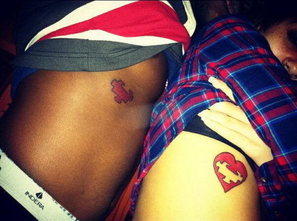 40+ Cool Puzzle Piece Tattoo Design Ideas #tattoo #puzzle #piece