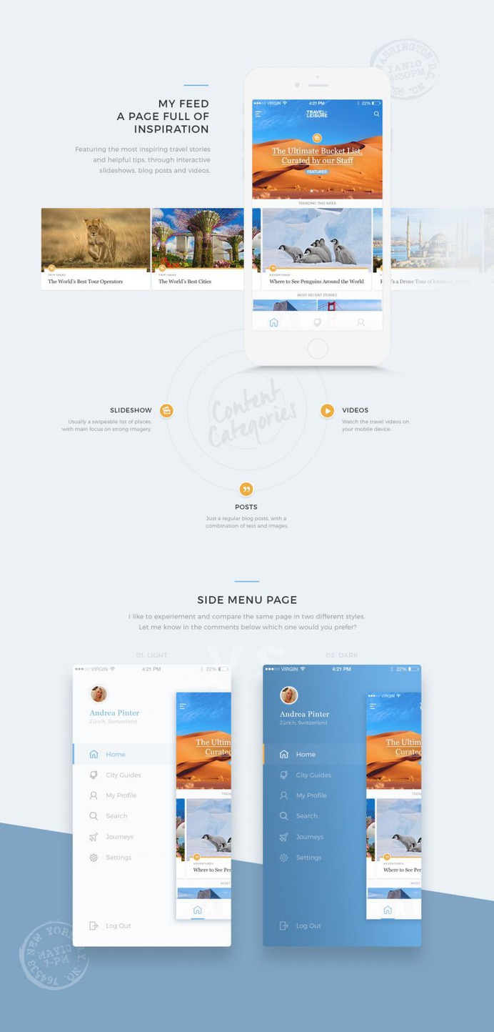 Travel + Leisure – Concept Re-Design