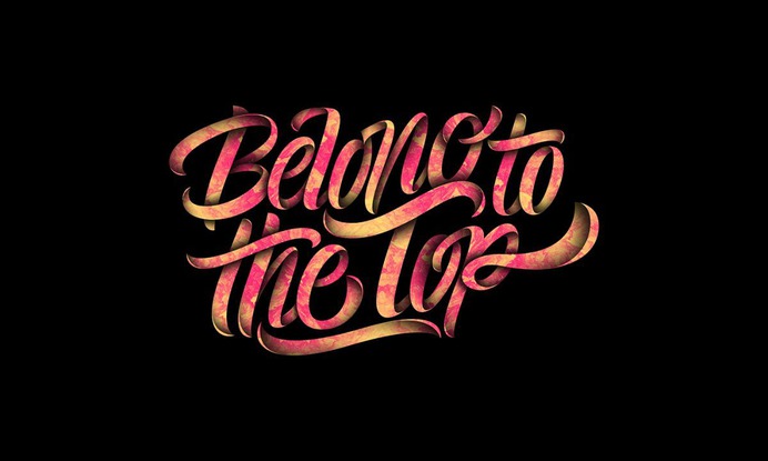 Belong to the Top – Flecti Linea III – Calligraphy Romance