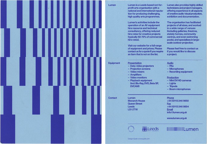 Qubik Design: Lumen Promotion