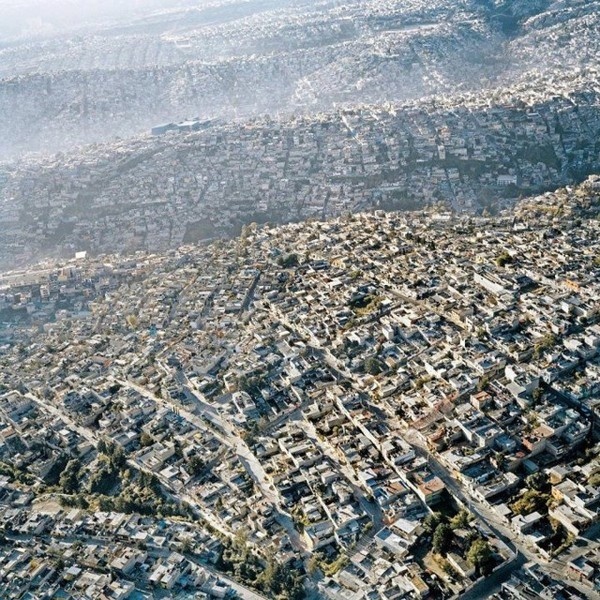 Mexico City From The Air #mexico #city #air #birds #eye #photography #pablo #lopez #luz