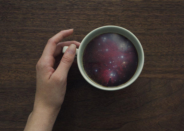 Surreal coffee cup