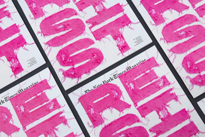 Resist - NY Times Magazine by Felipe RochaNew York Times cover in response to the women's march that happened all over the world in response to Trump's inauguration. The cover displays the pink knit of the Pussy hats as an act of resistance. Each...
