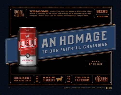HopsAndGrain_3 #typography #type #web #ad