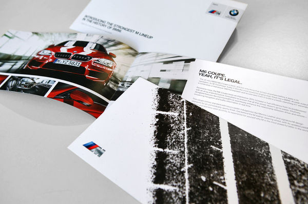 Bmw M6 Postcard #typography