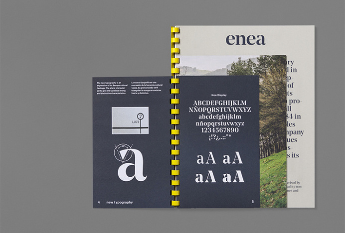 Enea by Clase bcn #graphic design #print #editorial