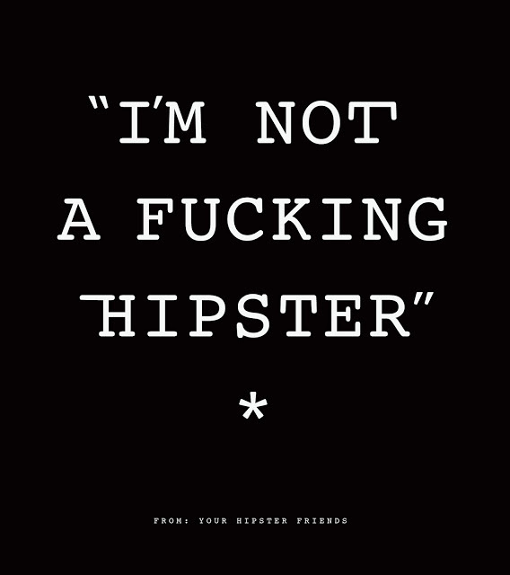 Hip or Not Hip #design #hipster #courier #type #funny #humor