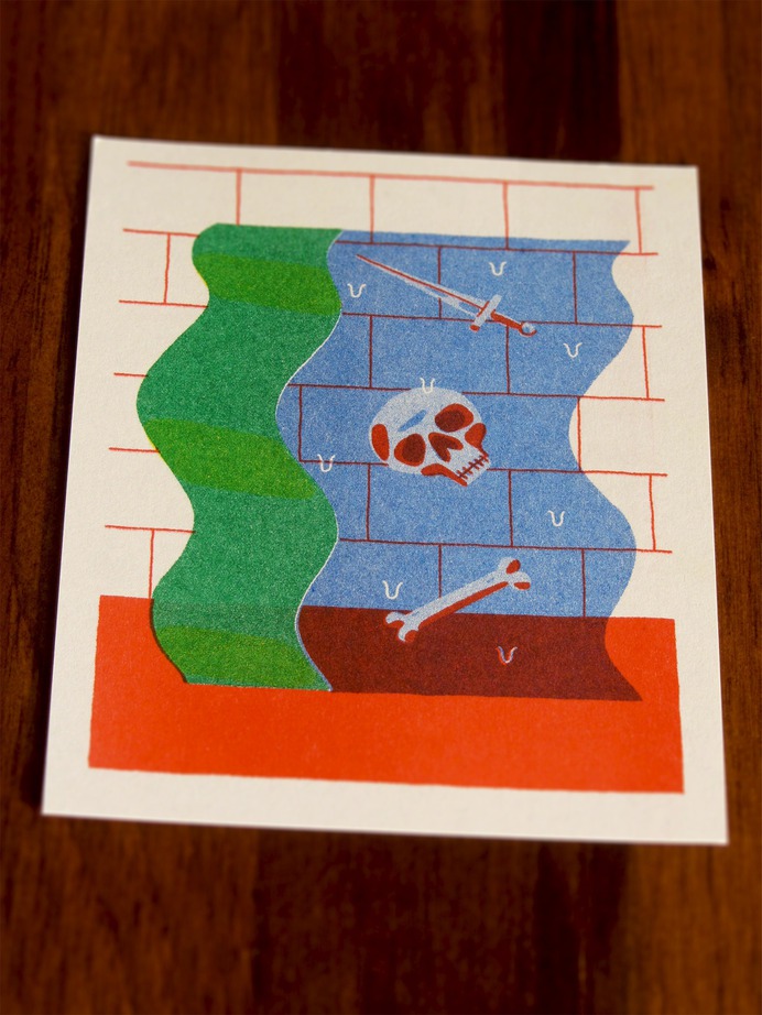 Arlin Ortiz - Risograph Postcards