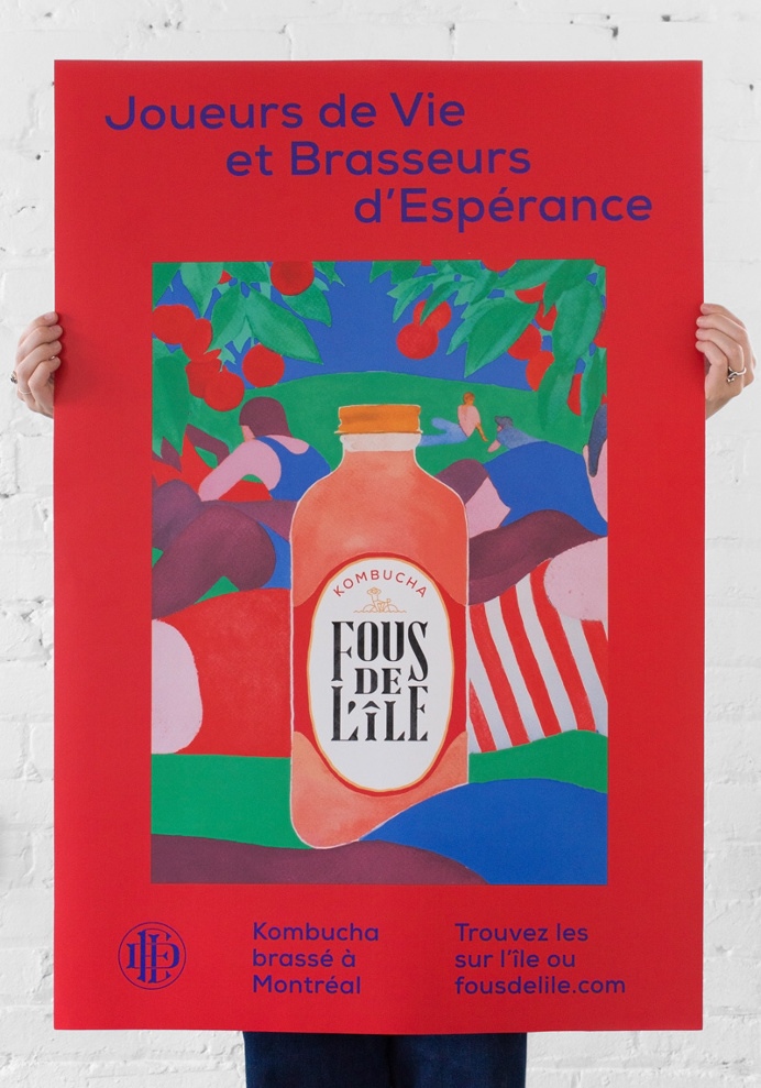 Poster for Fous de l'Île Kombucha