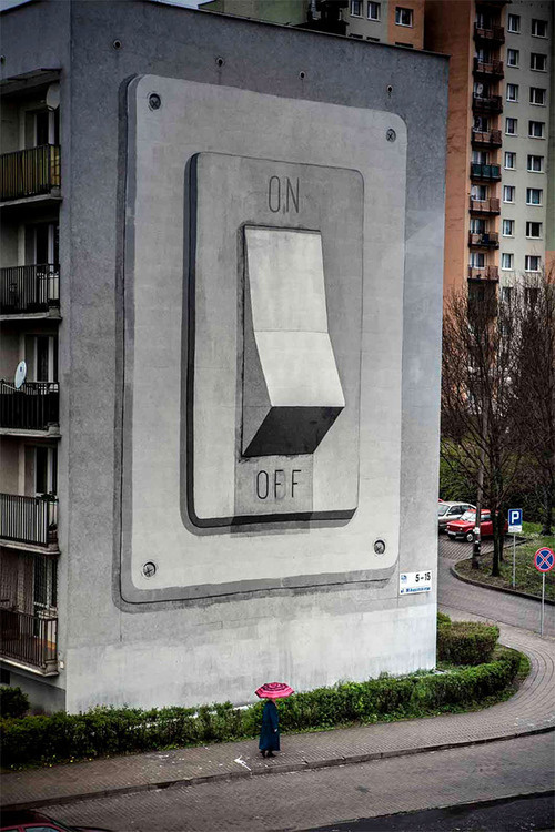 CJWHO ™ (The Street Art of Escif On Off (Katowice,...) #escif #off #design #on #illustration #art #street #poland #katowice