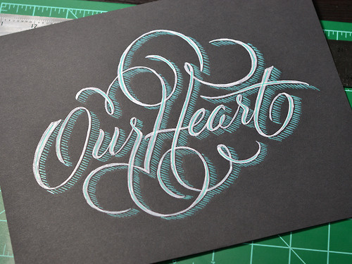 Typeverything.com Our Heart by Ryan Hamrick #typography