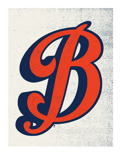 Letter B by Methane Studios #illustration #poster #typography