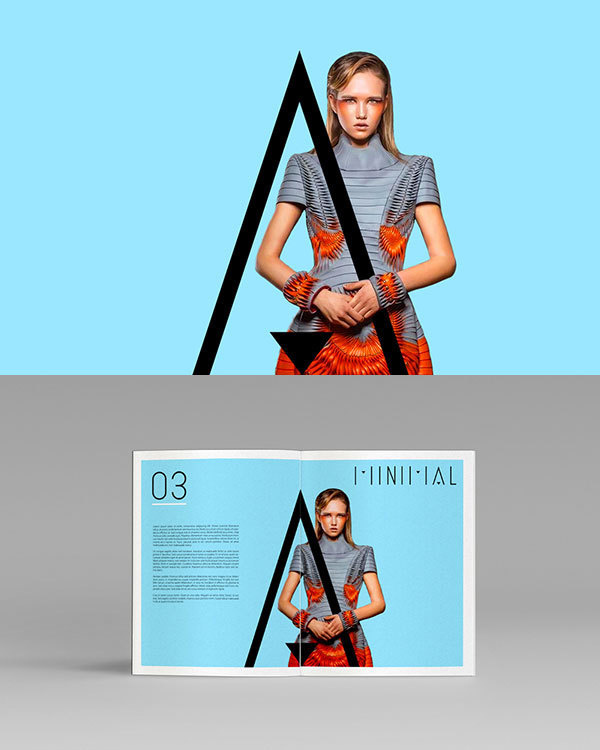 Outstanding editorial design. #fashion #typography