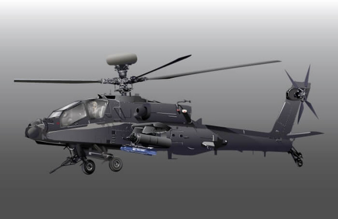 Vector Illustration by Zach Johnson - Helicopter