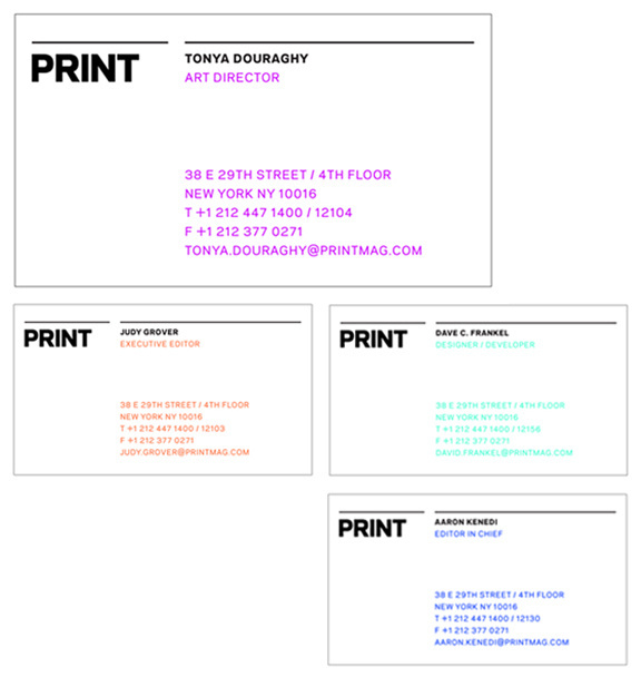 PRINT Identity #dye #business #branding #lab #print #cards #magazine