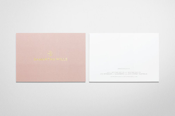 Samantha Wills Design | Samantha Wills Identity #wills #card #samantha #business