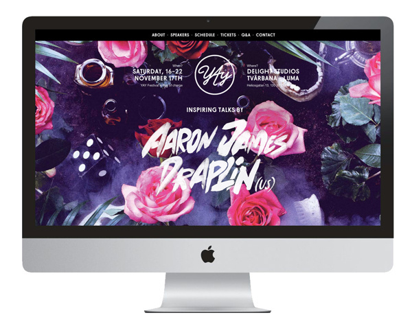 Yay Festival 2012, Snask #font #festival #snask #handwritten #webdesign #yay #web #flowers