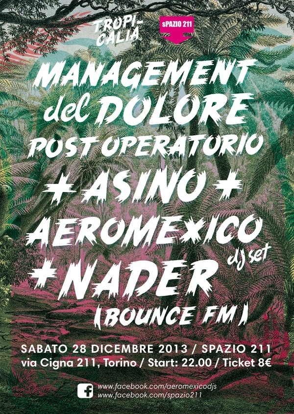 Tropicalia Flyer #palm #tropical #flyer #tropicalia #nature #brush #music