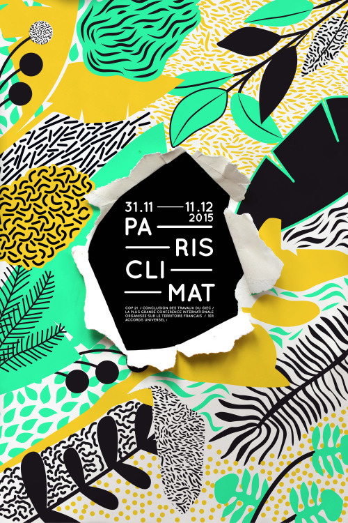 Paris Climat Posters. - #PosterDesign by In the pool