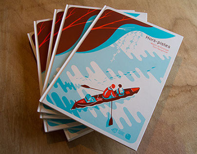 HORS PISTES Book&exhibition #canoe #illustration #nature
