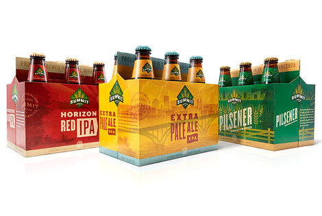 Summit Brewing Six Packs #packaging #beer