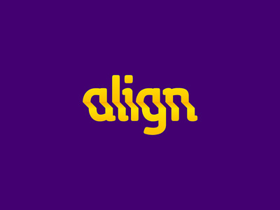 #align #brand #branding #flat #identity #lettering #logo #logotype #typography #verbicon #watermark #wordmark