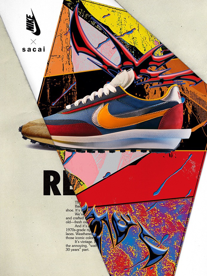Kazuhiro-aihara-graphic-design-work-itsnicethat-01 #poster #past #nike #sneakers
