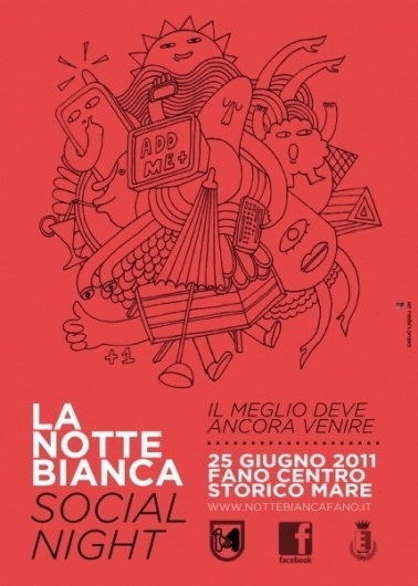 Social Night : antoniocolomboni.com #graphic