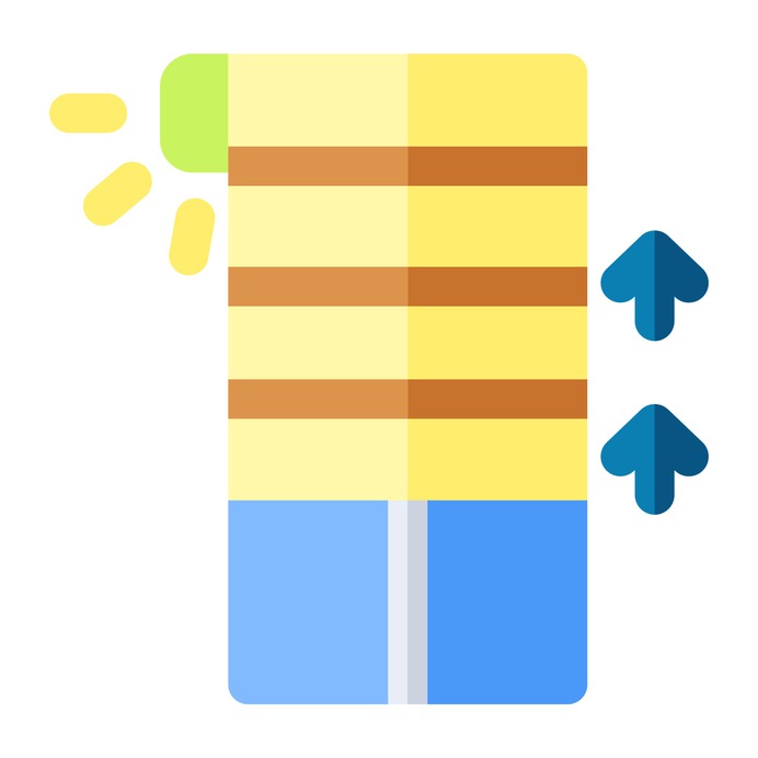 See more icon inspiration related to blind, smart blind, furniture and household, jalousie, home automation, smart home, electronics, technology and window on Flaticon.