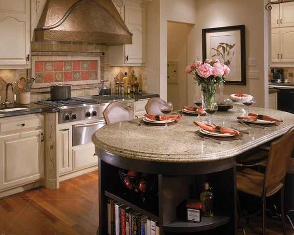 Classic kitchen with flower painting #decor #kitchen #for #art #paintings