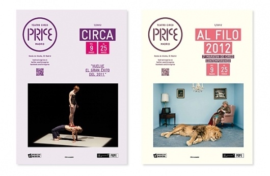 El Teatro Circo Price rediseña su identidad visual | Brandemia #circle #circus #price #brochure