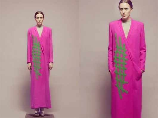 Visual Illusion Through Textile by Emily Seul Ki Uhm #fashion