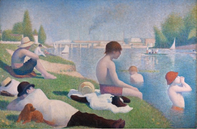 Georges Seurat, Baigneurs a Asnières, 1884