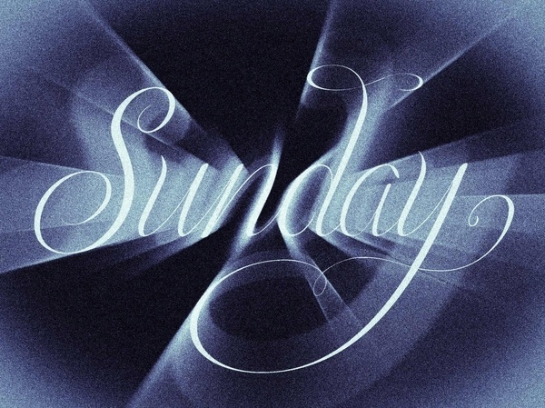 Sunday – Jason Wong – Friends of Type #ghostly #sunday #typography
