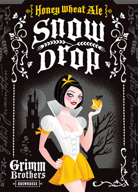 Grimm Brothers Brew Labels #packaging #beer #labels