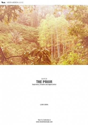 THE PRIOR COVER #jeans #layout #vision #mission