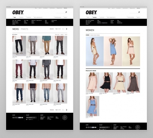 Obey Clothing - Work - Instrument #store #obey #clothing #web
