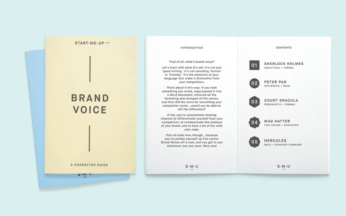 Start-Me-Up Labs start up typography type graphic design business card print modern fair stand presentation school minimal packaging designe