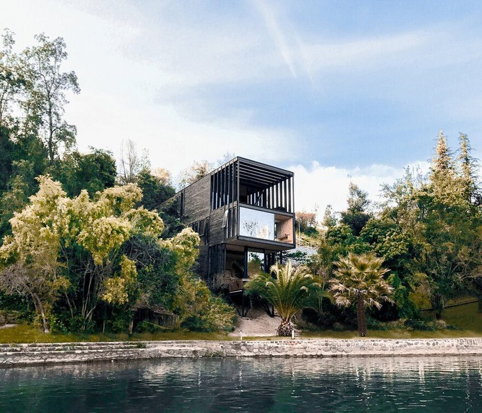 Slope House on the Edge of Lake Rapel, Chile / hsu-rudolphy