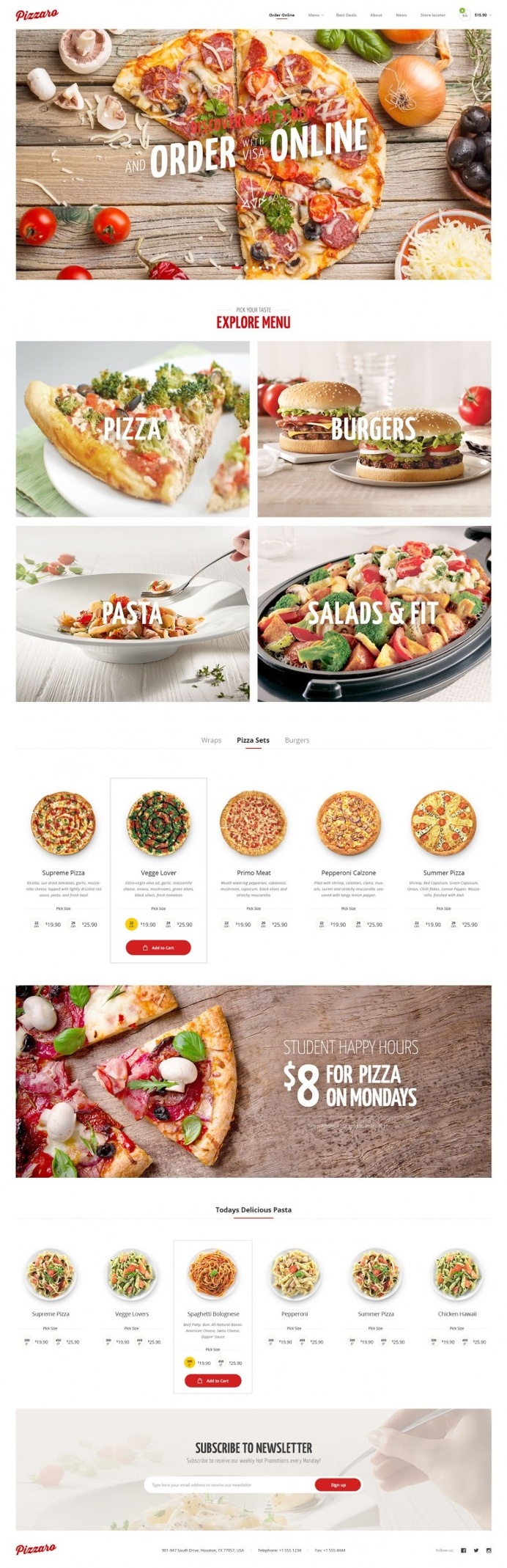 Pizzaro – Food Online Ordering