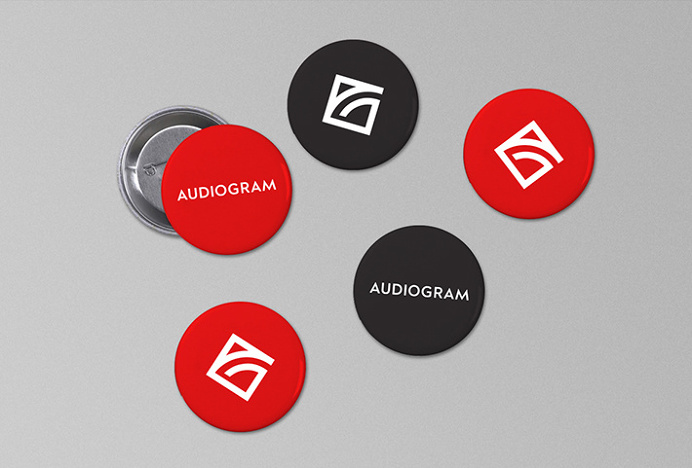 Audiogram by Philippe Gauthier and DeuxHuitHuit #red #pin