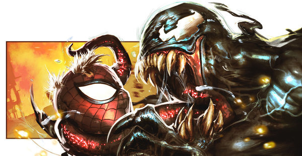 Random panel... by Dave Wilkins on deviantART #spiderman #venom #dave #wilkins