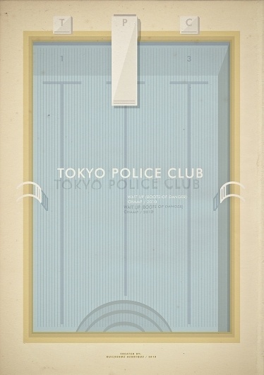All sizes | tokyo police club | Flickr - Photo Sharing! #illustration #gig #poster