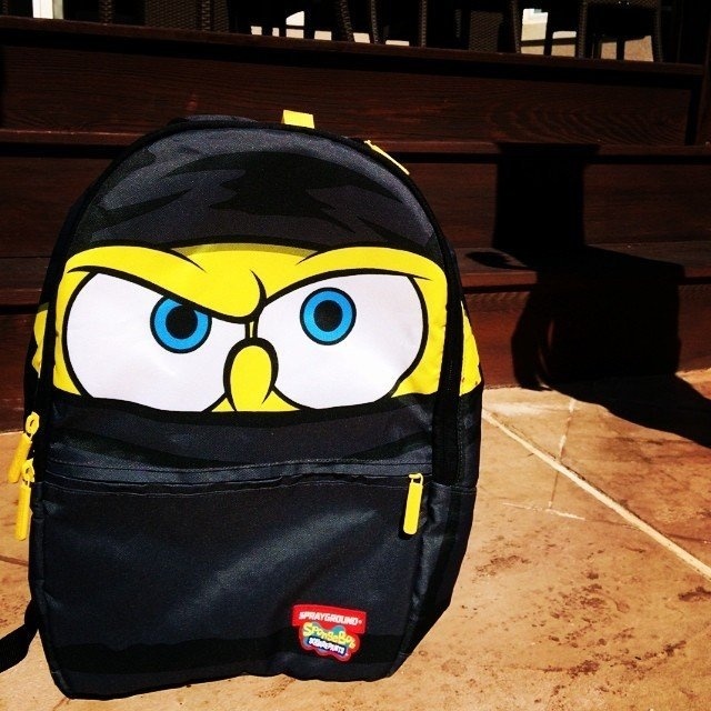 The Spongebob Ninja Pants Backpack #tech #flow #gadget #gift #ideas #cool
