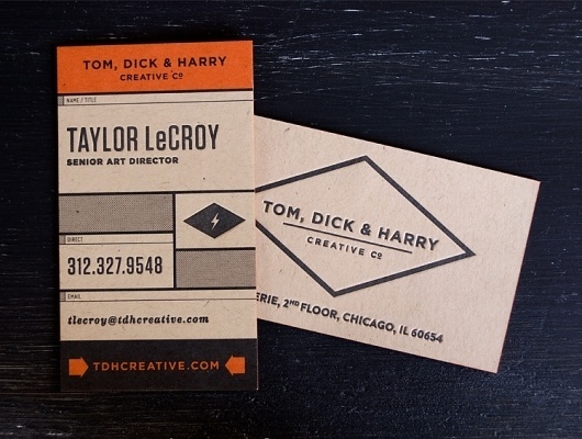 TDH_cards_2_800.jpg (JPEG Image, 748x565 pixels) #white #business #card #orange #black #collateal #grey