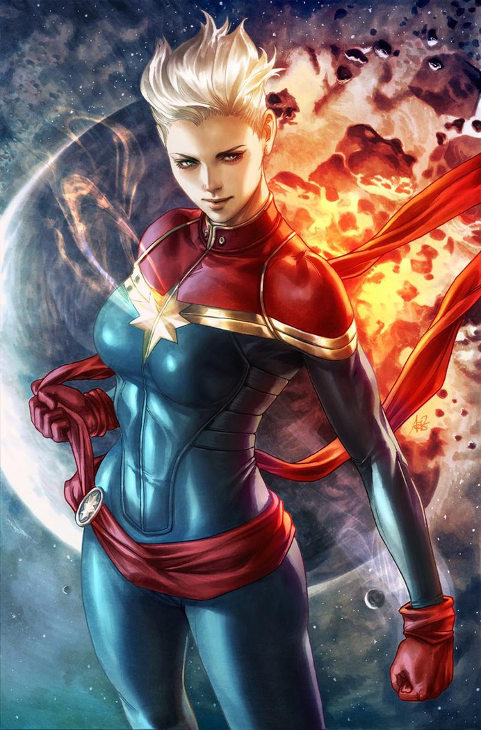 Captain Marvel by Artgerm