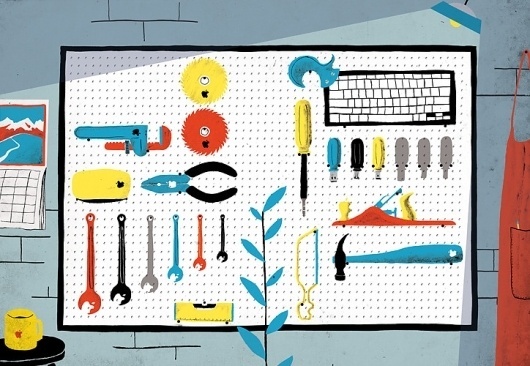 Mac tools - Sam Brewster #illustration #sam #brewster